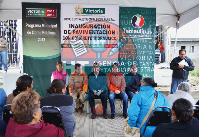 Inauguraci�n de pavimentaci�n 