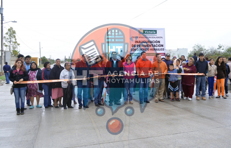 Inauguraci�n de pavimentaci�n