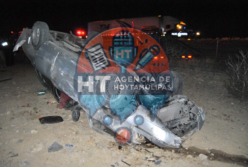 Volcadura en Nuevo Laredo