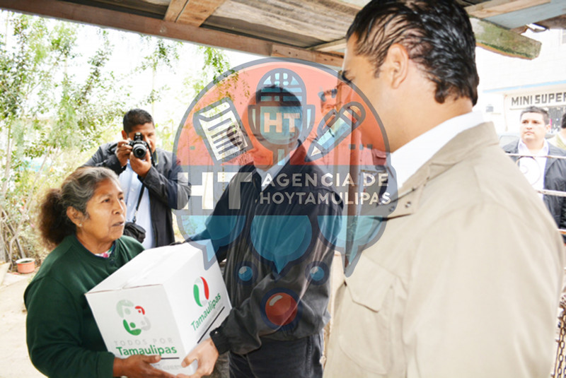 Entregan 54 mil despensas en Reynosa 