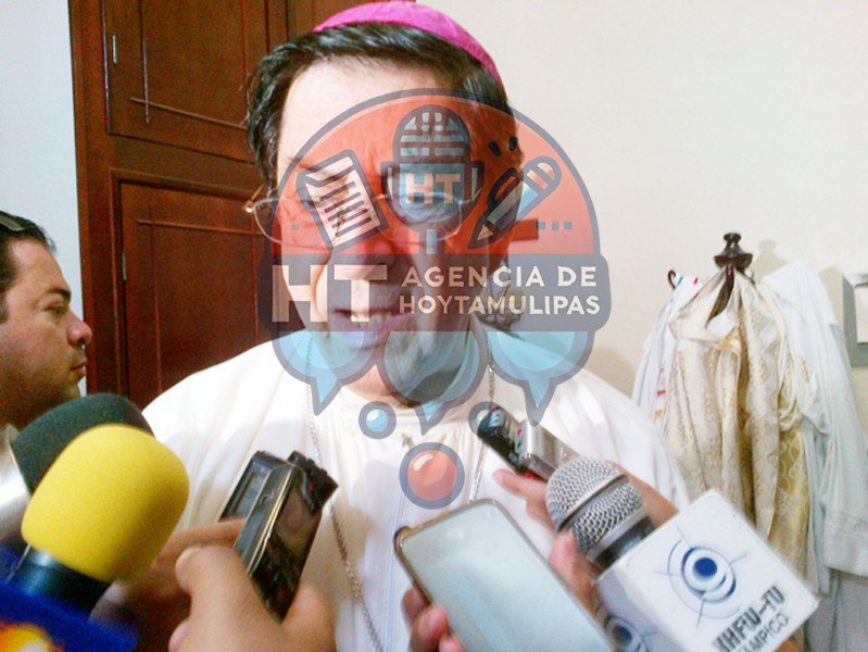 Afirma obispo de Tampico que seguridad va mejorando  