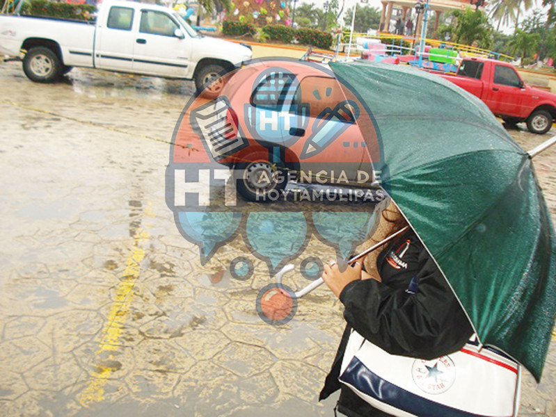 Graniza sobre Villa Cuauht�moc cerca de Altamira