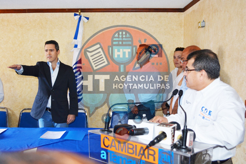Rinde protesta JR como candidato del PAN a la alcalda de Reynosa