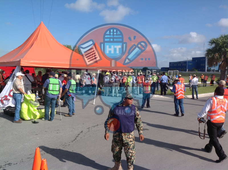 Simulacro en Matamoros