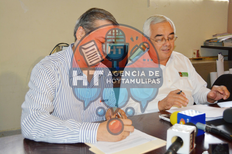 Firman convenio en Reynosa