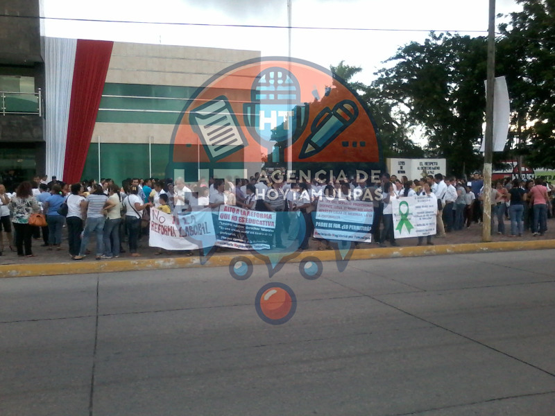 Protestas de maestros