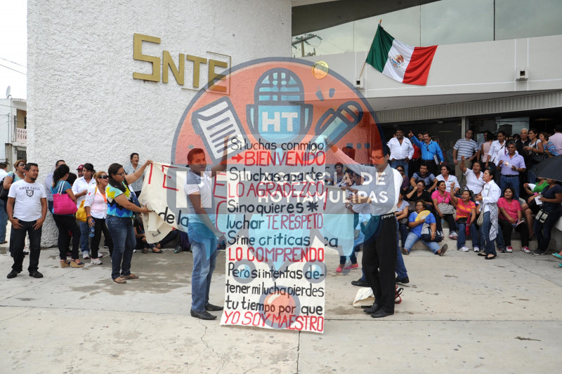 Protesta de maestros