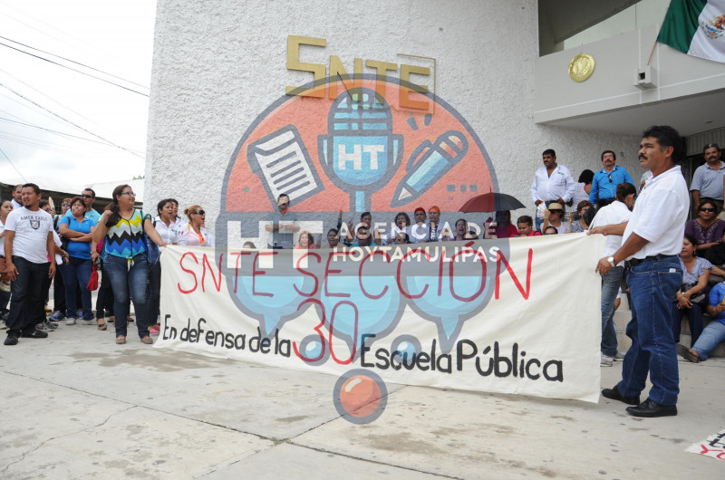 Protesta de maestros