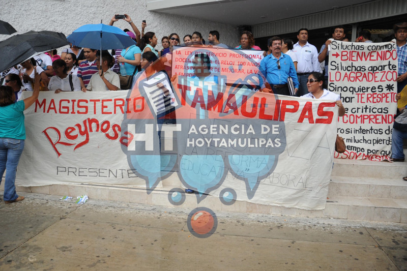 Protesta de maestros