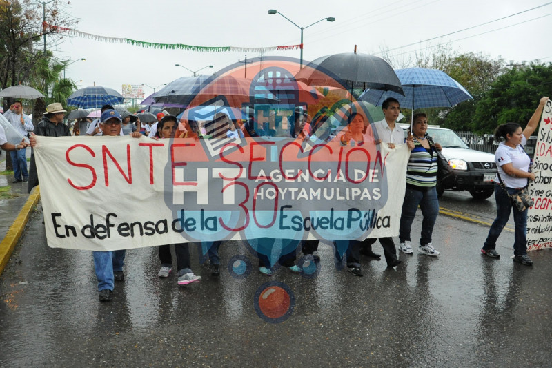 Protesta de maestros