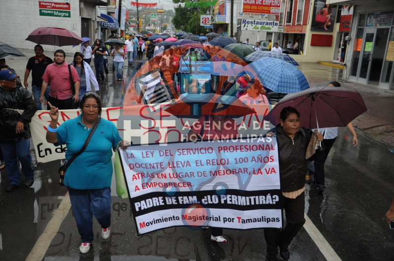 Protesta de maestros