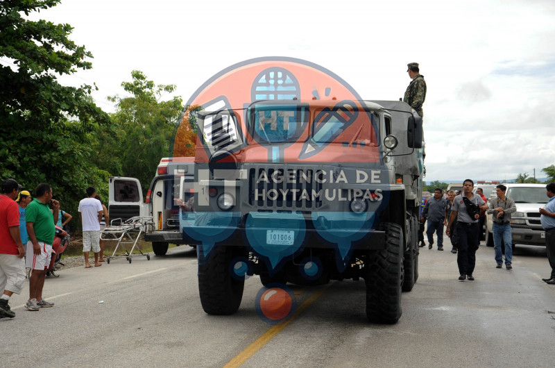 Llega ayuda a damnificados de Tamaulipas