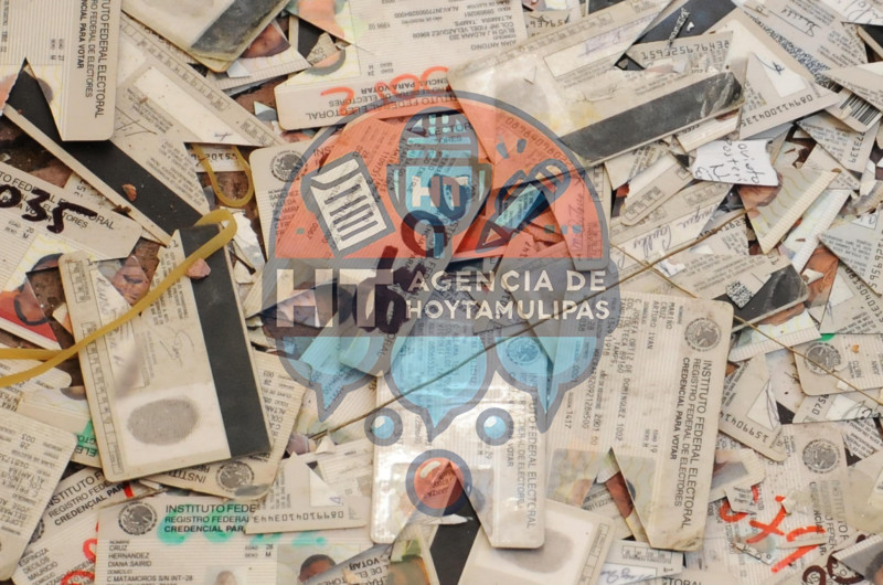 Destruyen credenciales de elector