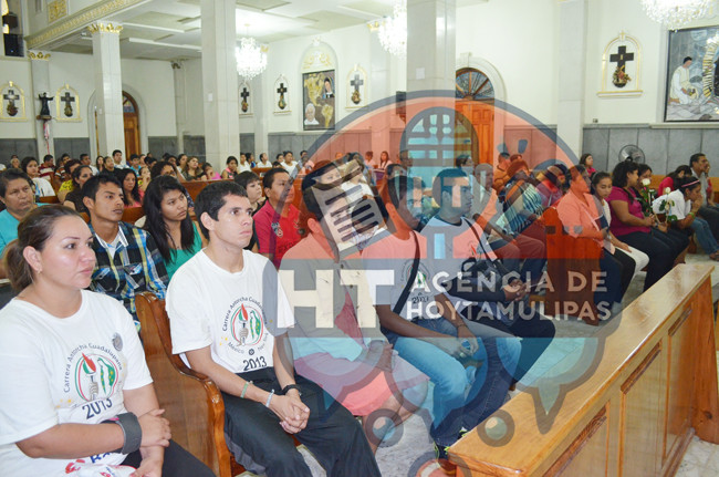 Antorcha Guadalupana en Matamoros