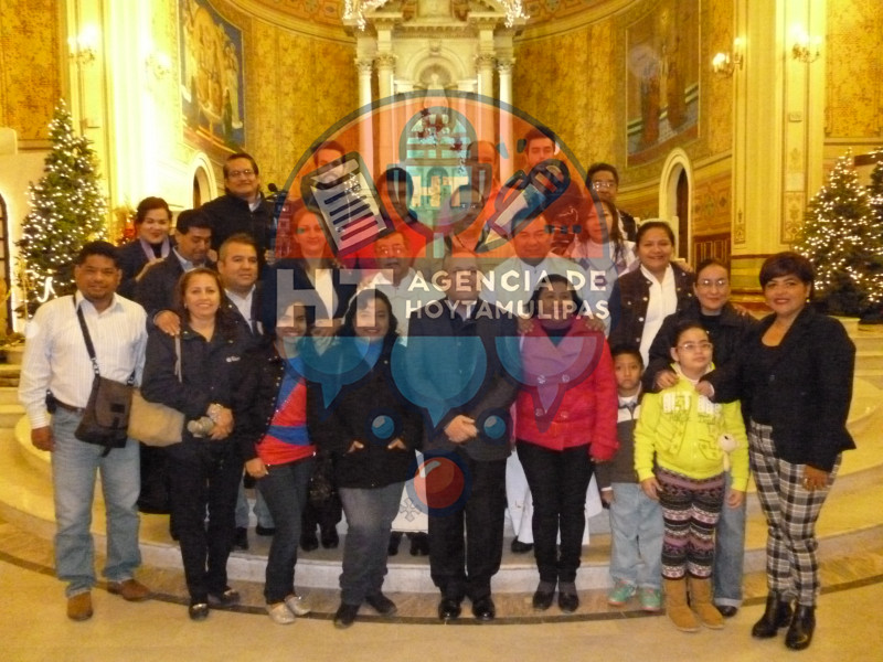 Ofician misa en Tampico para celebrar D�a del Periodista