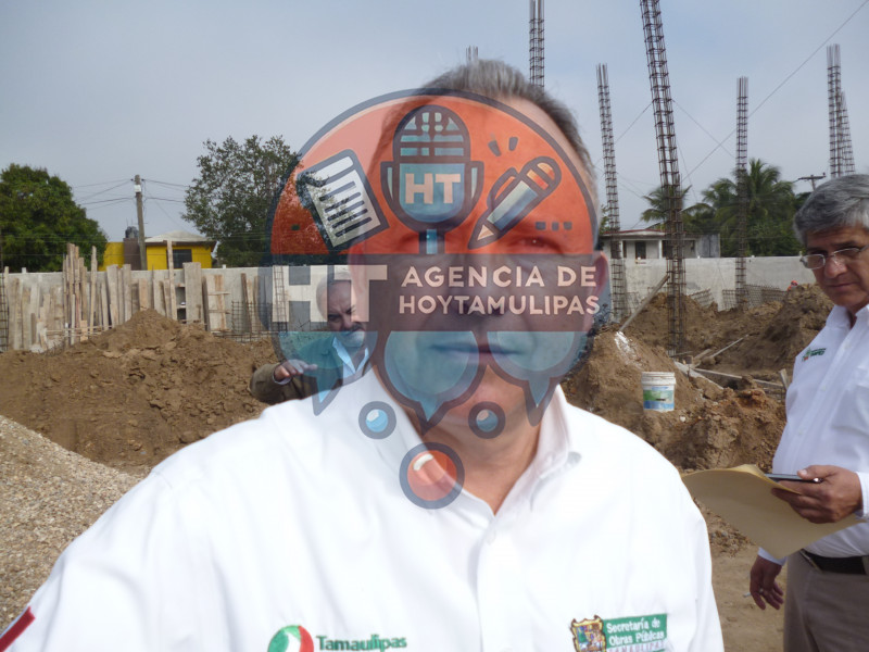 Obras del hidro t�nel en Tampico