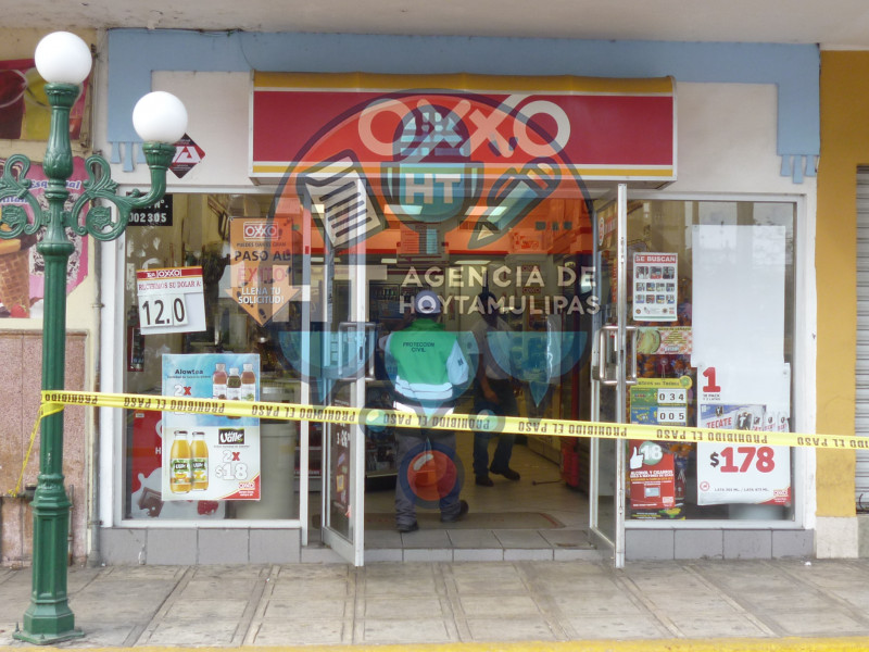 Explosi�n en cafetera de tienda OXXO en Tampico