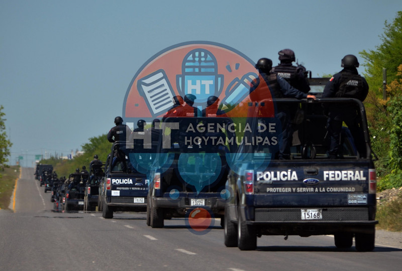 Refuerzan polic�as federales seguridad en Tamaulipas