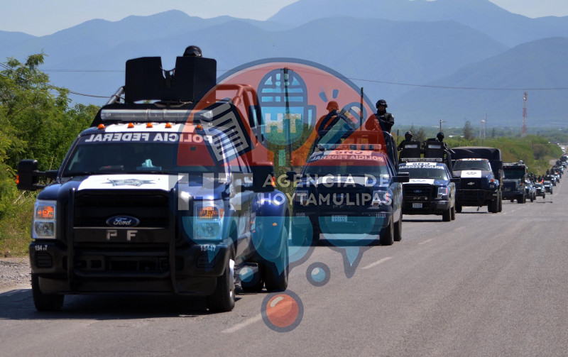 Refuerzan polic�as federales seguridad en Tamaulipas