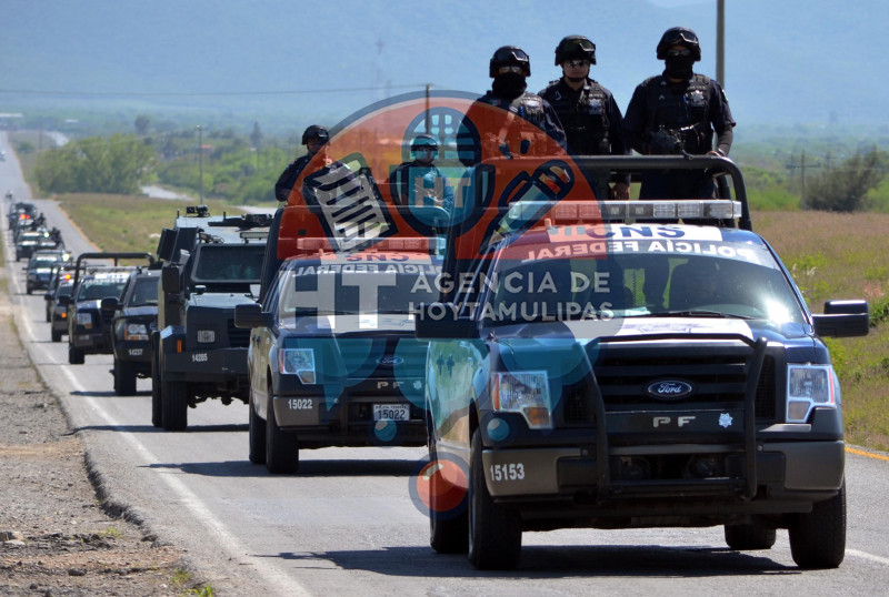 Refuerzan polic�as federales seguridad en Tamaulipas