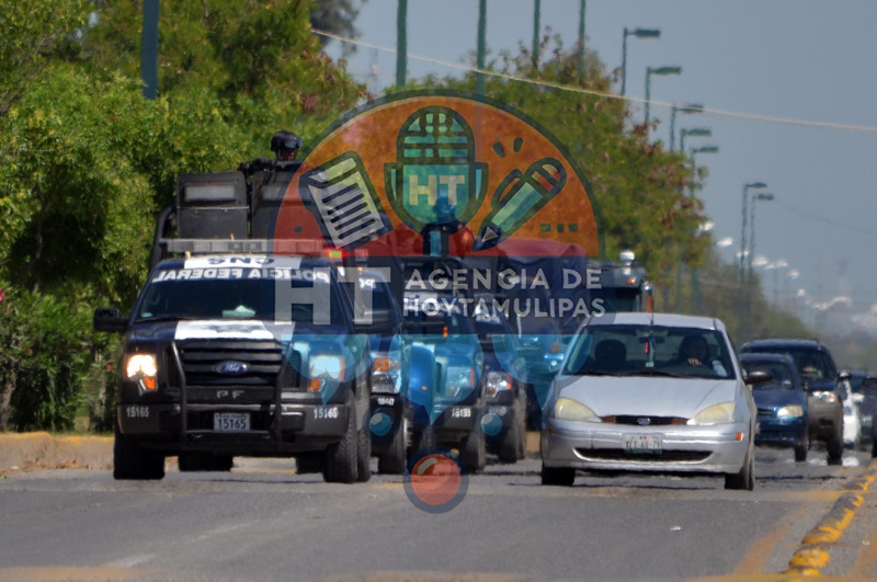 Refuerzan polic�as federales seguridad en Tamaulipas