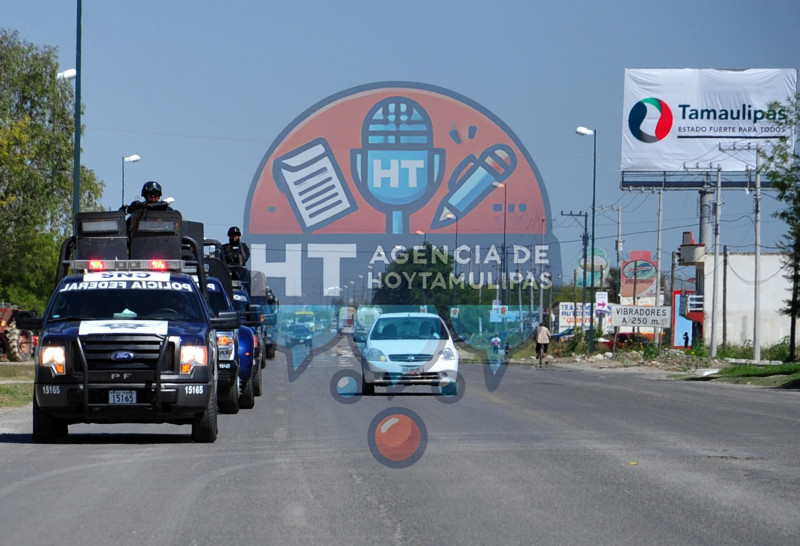 Refuerzan polic�as federales seguridad en Tamaulipas