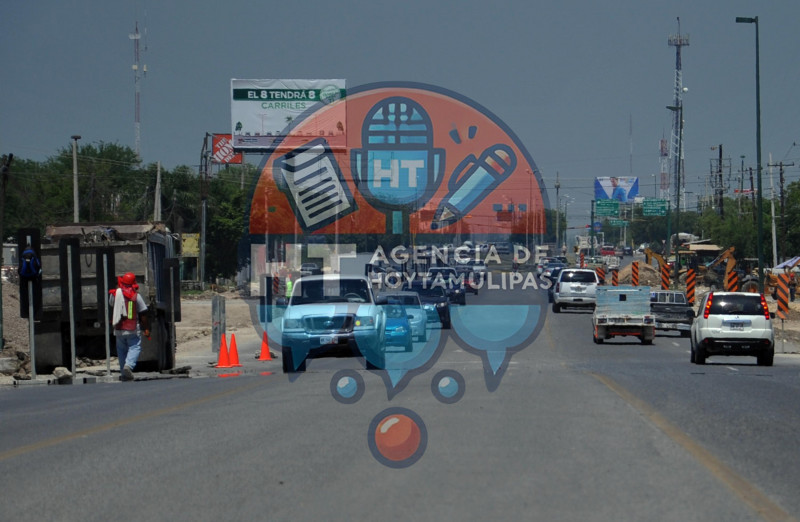 Trabajos en la calle ocho 