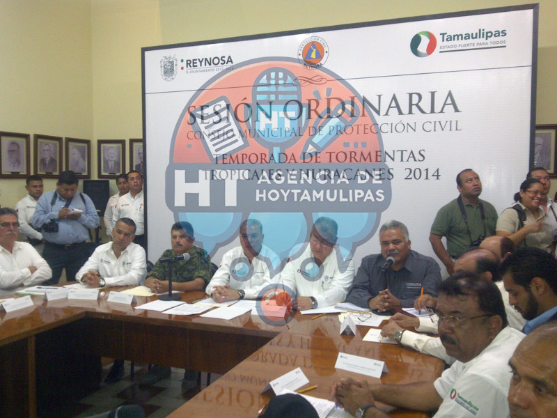 Lista Reynosa para enfrentar temporada de huracanes