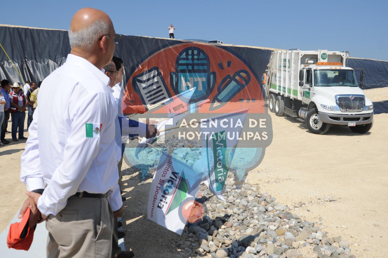 Inauguraci�n de celda en el relleno sanitario