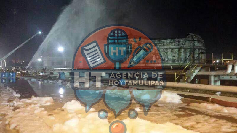 Extinguido incendio de Pemex en refiner�a de Madero