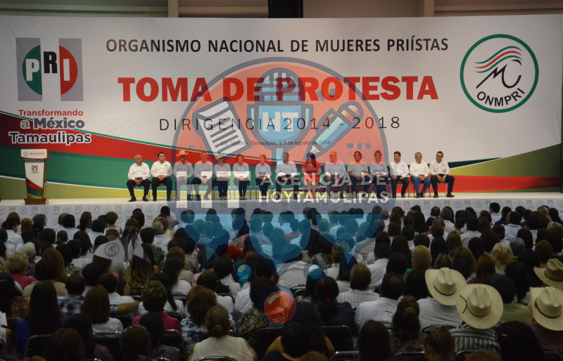 Toma de protesta de nuevo comit del ONMPRI Tamaulipas