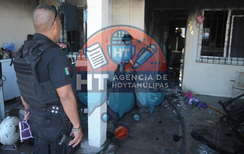 Se incendia casa 