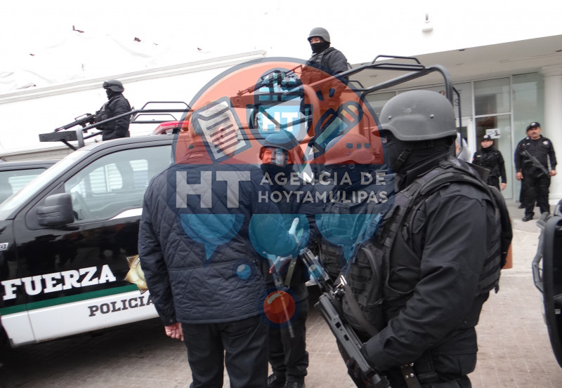 Reciben en Reynosa a la corporacin policaca "Fuerza Tamaulipas"
