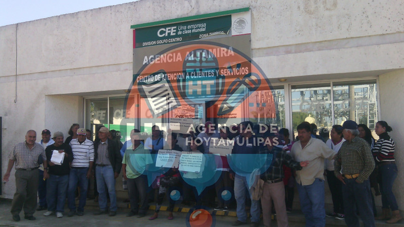 Protestan en Altamira por instalaciones el�ctricas obsoletas