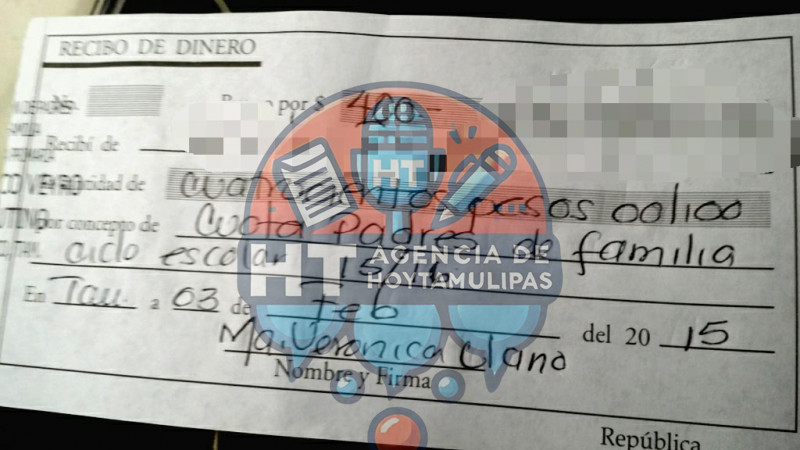 Cuotas escolares en Madero