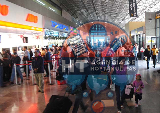 Afluencia en central de Tampico