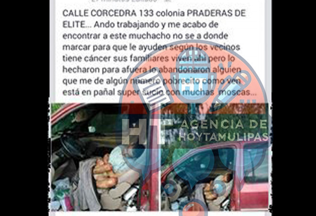 Oscar tena varios das viviendo en el vehculo