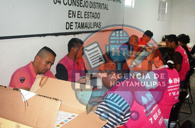 Concluye conteo de boletas en Matamoros
