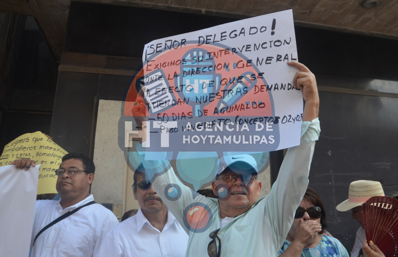 Manifestacin jubilados del ISSSTE