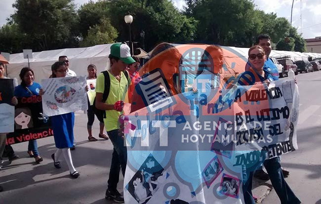 Marchan en Matamoros