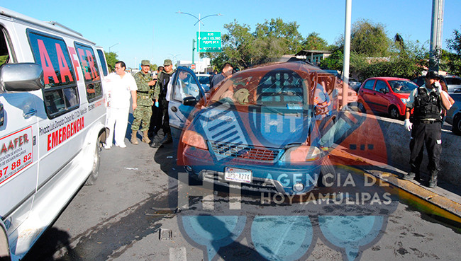 Choque en Nuevo Laredo