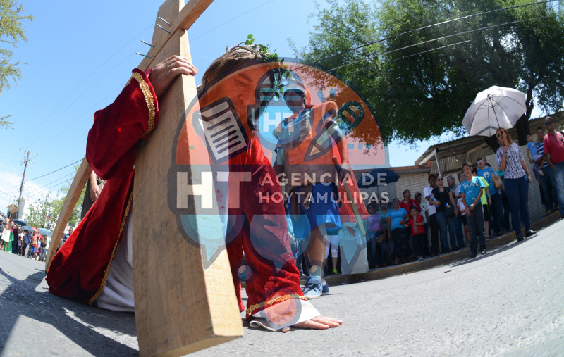 El Viacrucis en Ciudad Victoria