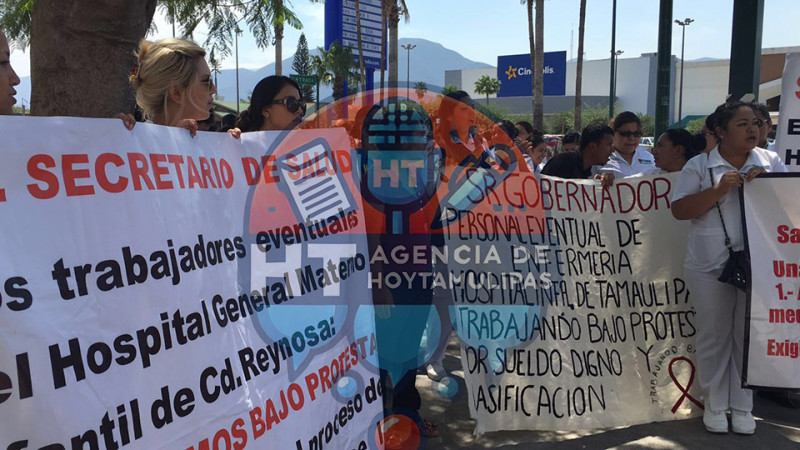 Manifestaci�n de Enfermeras en Ciudad Victoria