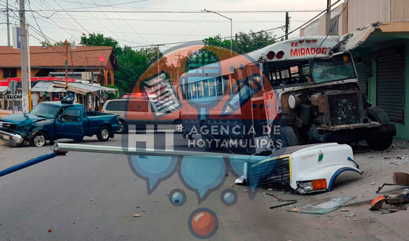 Choque en Nuevo Laredo