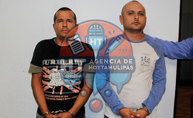 Arrestan a dos sujetos acusados de robo en Matamoros