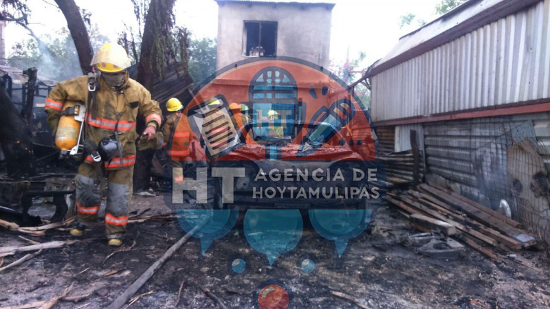 Calcinados tres menores