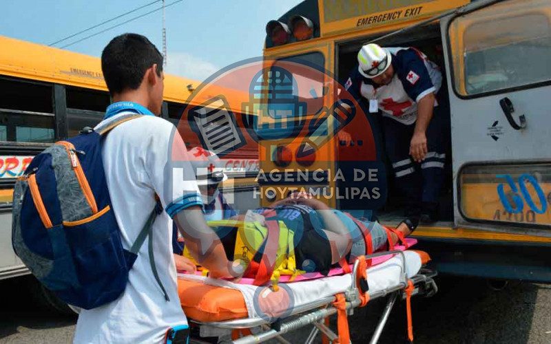 Choque entre autobuses 