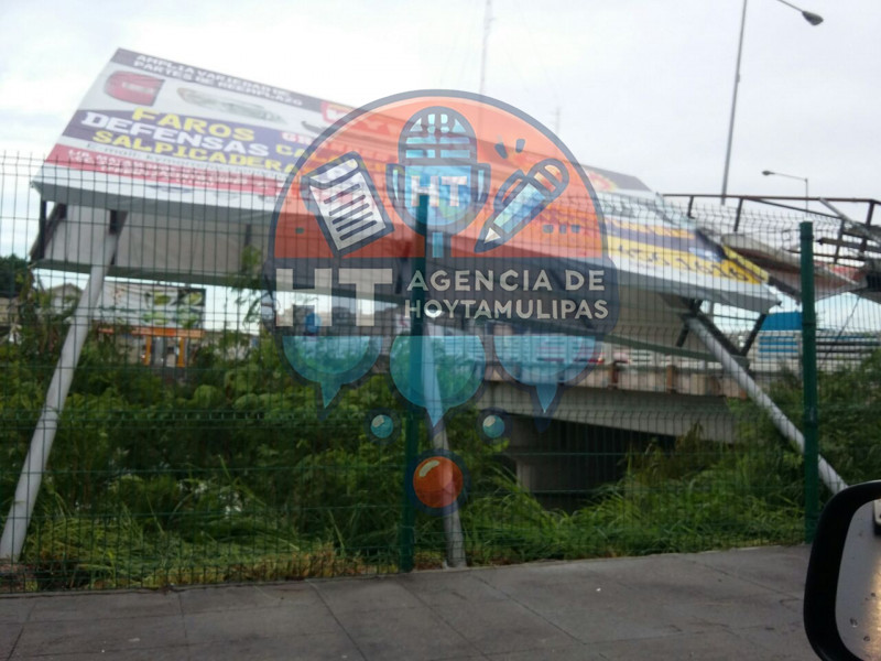 Tromba causa destrozos en Reynosa