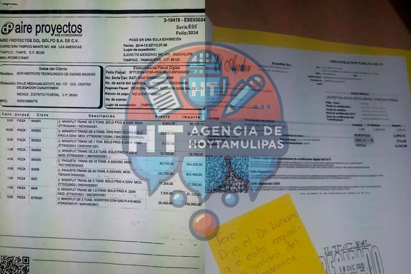 Facturas del Tec Madero