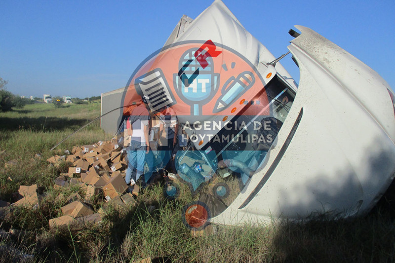 Volcadura de tr�iler 